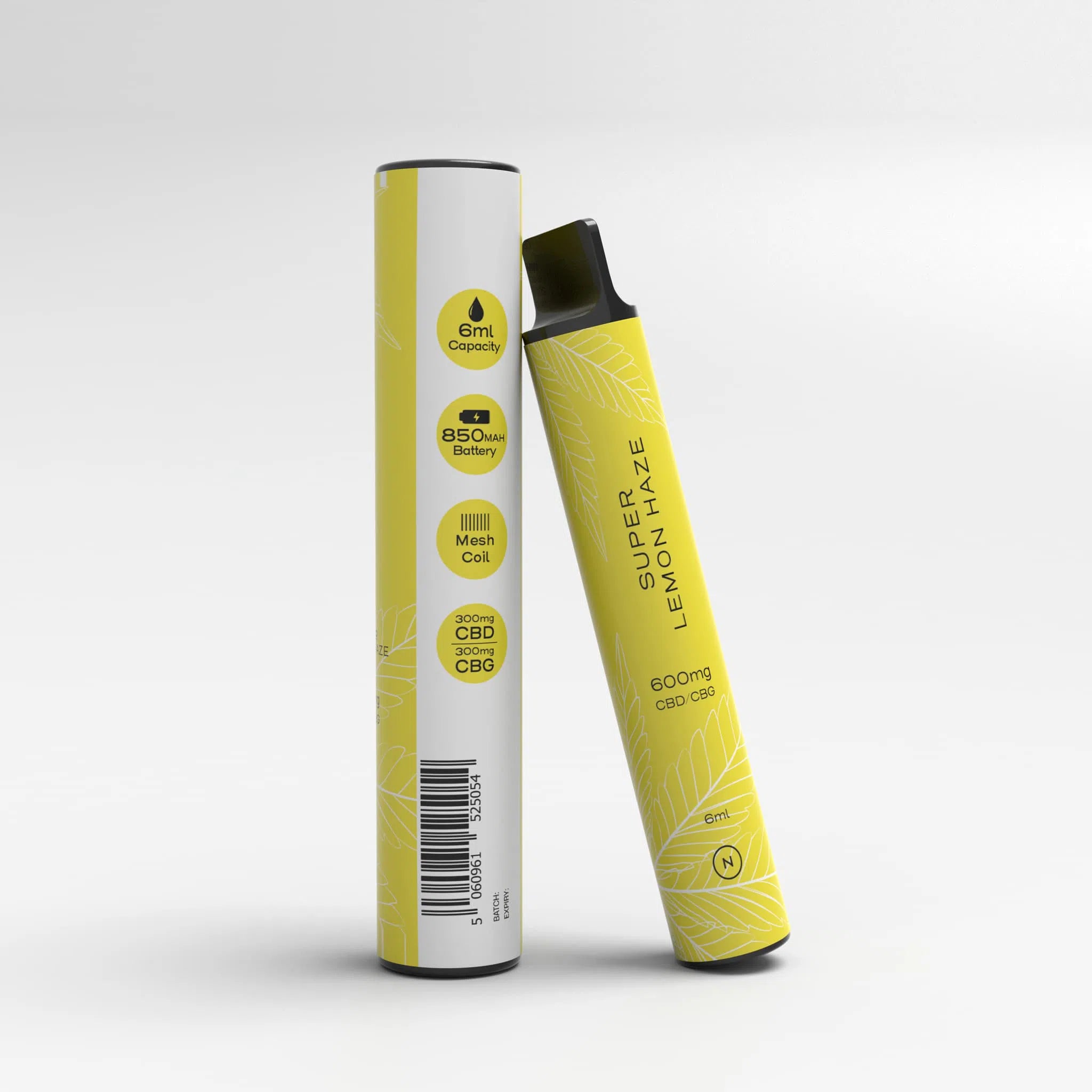 CBD/CBG Disposable Vape Device with
