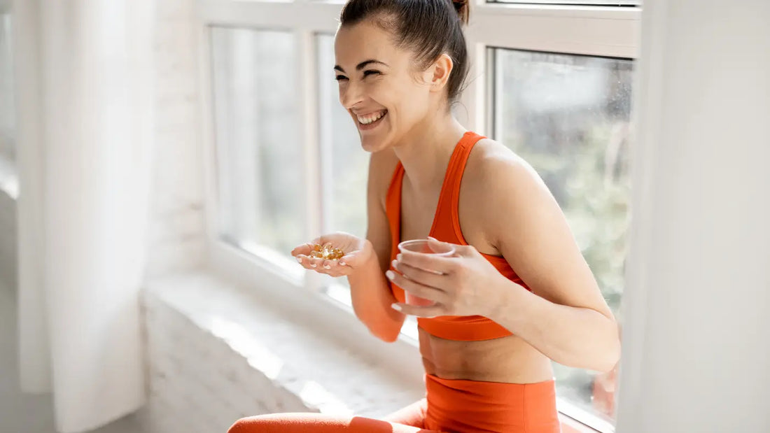 Women taking NMN supplements