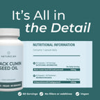 Supplement bottle with nutritional information on a green background