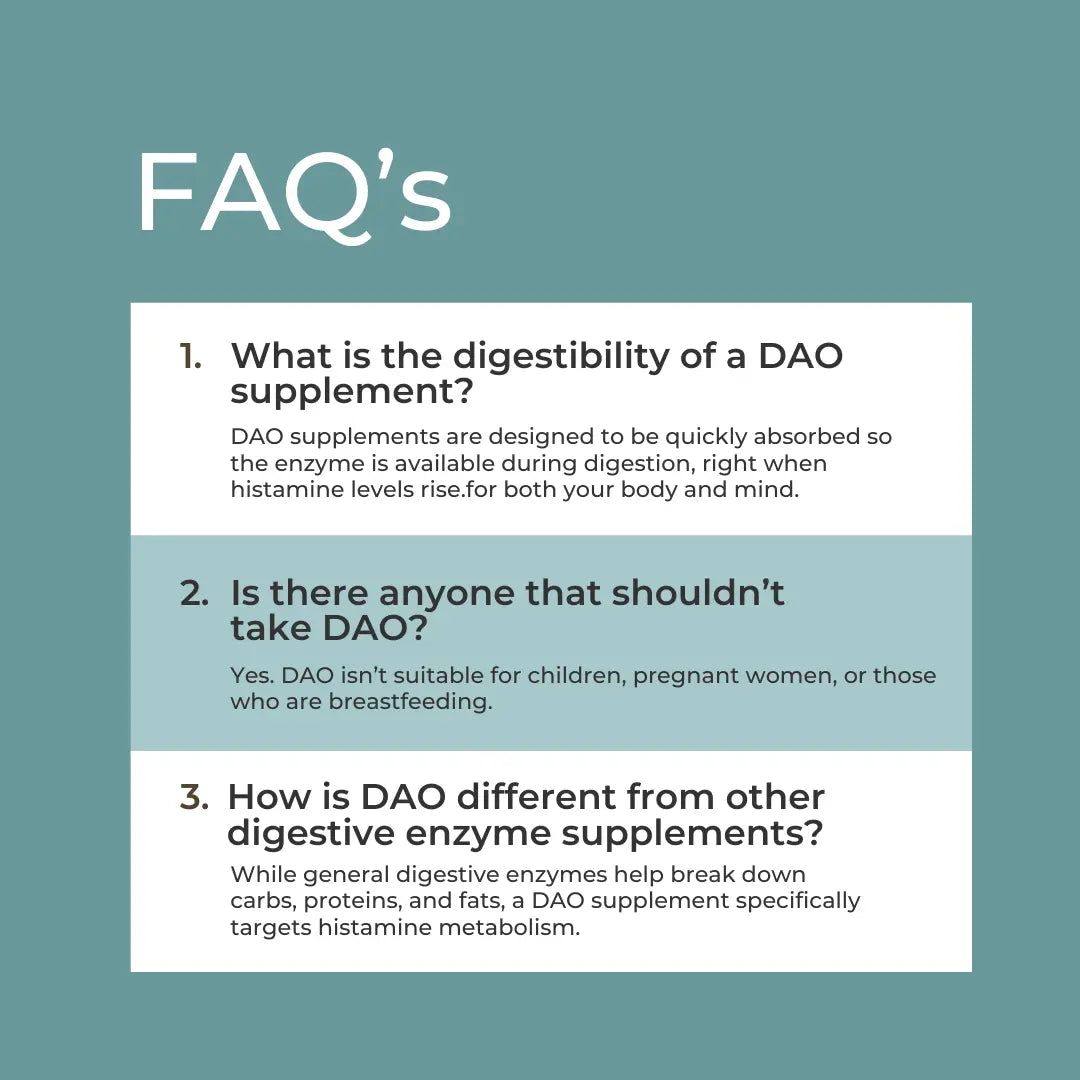 DAO (Diamine Oxidase) Supplement