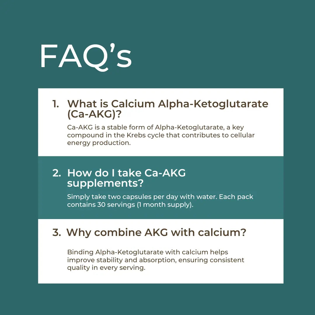 Calcium Alpha-Ketoglutarate (Ca-AKG)