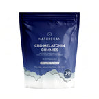 Naturecan CBD Melatonin Gummies packaging on a white background