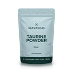 Package of Naturecan Taurine Powder on a white background